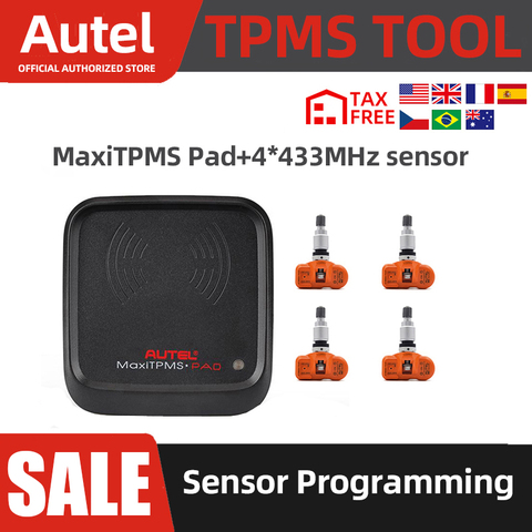 Autel-programador de Sensor MaxiTPMS para coche, herramienta TPMS de 433MHZ, activación del Sensor MX, clon, sensores de presión de neumáticos ► Foto 1/6