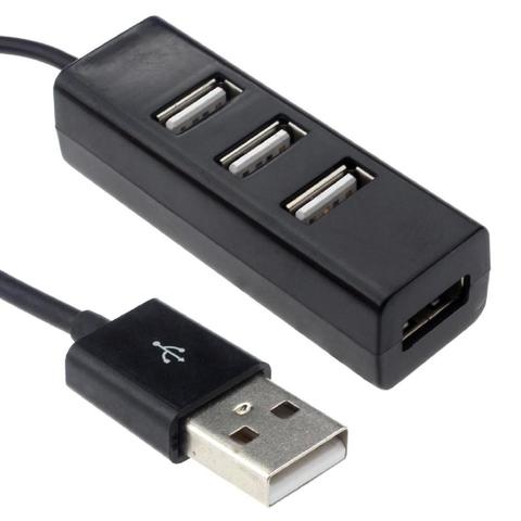 Adaptador divisor de concentrador de expansión, 4 puertos USB 2,0, portátil, para PC, portátil, ordenador ► Foto 1/6