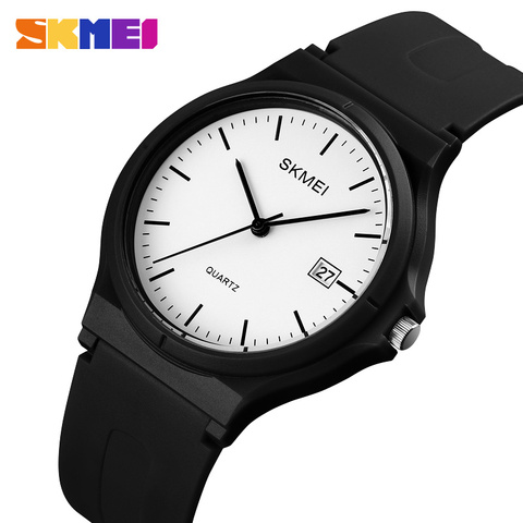 SKMEI-reloj para niños, hasta 50M resistente al agua, de pulsera, de lujo, de cuarzo, pulsera ► Foto 1/6