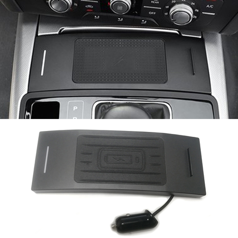 Cargador inalámbrico QI para teléfono móvil, placa de carga de 10W, accesorios para Audi A6, C7, RS6, A7, 2012-2022, iPhone 8 X ► Foto 1/6