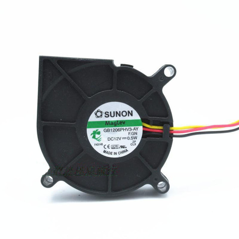Sunon-humidificador GB1206PHV3-AY Maglev, ventilador centrífugo industrial, ventilador de proyector, DC12v, 0,5 W, 3 pines ► Foto 1/3