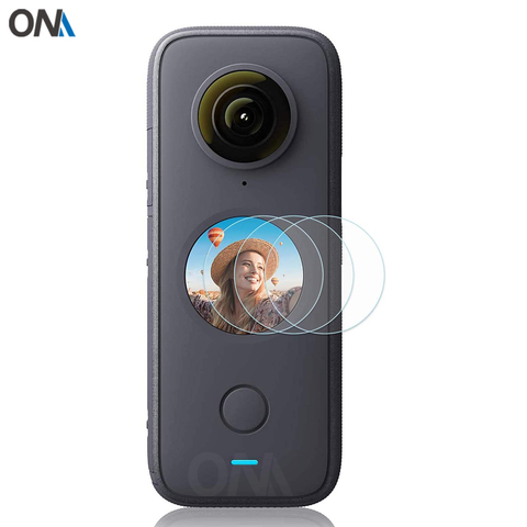 Protector de pantalla de vidrio templado para cámara de acción panorámica Insta360 ONE X2, accesorios de película protectora resistente a arañazos ► Foto 1/6