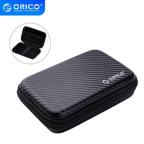 ORICO 2,5 duro carcasa de disco HDD Portátil Bolsa de protección para externo de 2,5 pulgadas disco duro/auricular/U disco caja de unidad del disco duro negro ► Foto 1/6