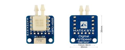 Matek System Mateksys-Sensor de velocidad aerodinámica analógico, ASPD-4525 para Dron de carreras con visión en primera persona, Marco F405 F722 F411 ► Foto 1/4