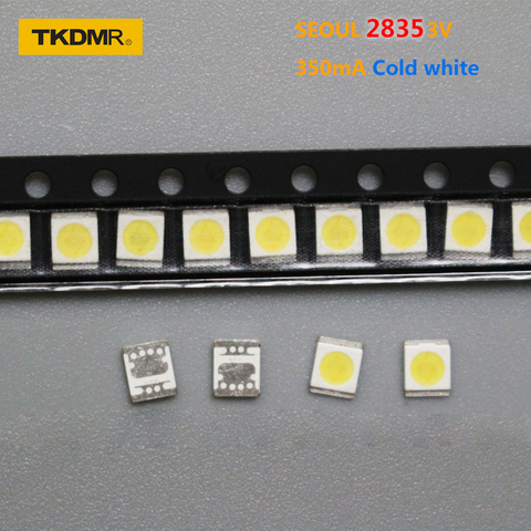 TKDMR-luz de fondo LED, 100 Uds., 1W, 3V, 3528, 2835, 131LM, blanco frío, para aplicación de TV LED retroiluminación LCD, LCD ► Foto 1/5