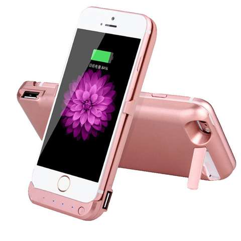 Funda con cargador de batería de 10000mAh para móvil, carcasa con cargador de batería para iPhone 6, 6s, 7, 8 plus ► Foto 1/6