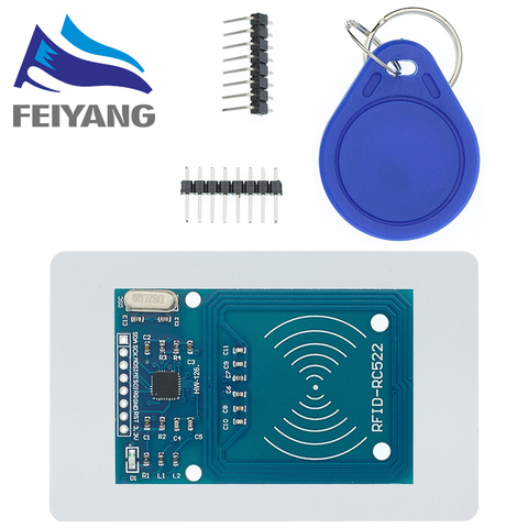 10 Uds MFRC-522 RC-522 RC522 antena RFID IC módulo inalámbrico para Arduino IC clave SPI escritor lector IC tarjeta Módulo de proximidad ► Foto 1/5