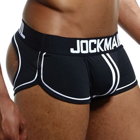 JOCKMAIL-ropa interior Gay para hombre, bóxer con espalda descubierta, suspensorio, tanga erótico Sexy, Cueca ► Foto 1/6