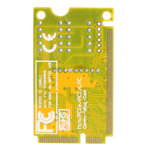 3 en 1 Mini PCI-E LPC Analizador de PC de Notebook Combo de depuración Tarjeta de tarjeta postal ► Foto 1/6