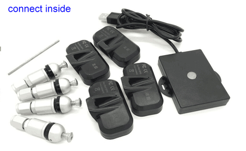 Sistema de control de presión de neumáticos USB TPMS para reproductor de DVD Multimedia de coche android ► Foto 1/1