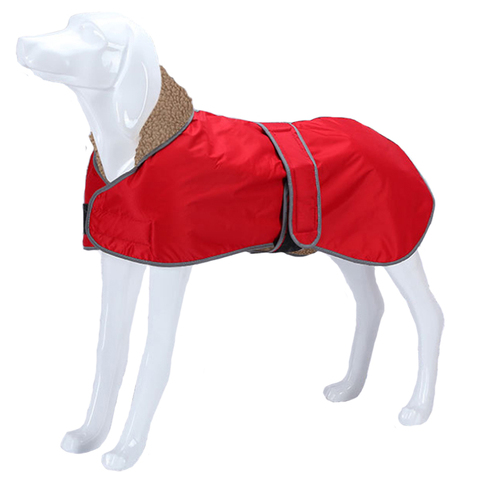 Ropa de invierno para perros medianos y grandes, chaqueta impermeable a prueba de viento, cálida, para senderismo al aire libre ► Foto 1/6