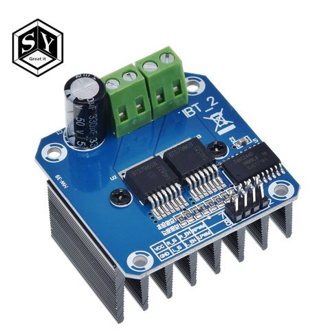 GREAT IT-módulo controlador de Motor de alta potencia doble BTS7960 43A, puente H, bricolaje, diagnóstico de corriente de coche inteligente para Arduino, 1 Uds. ► Foto 1/6