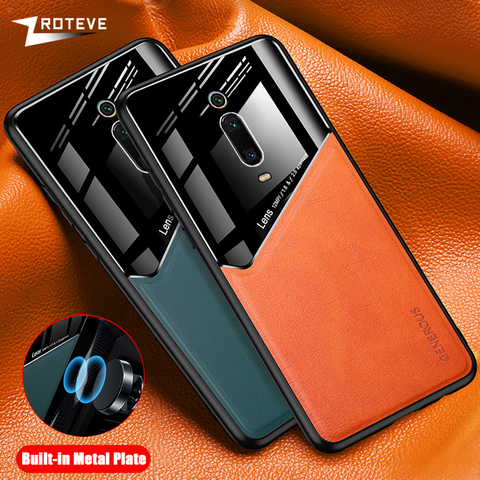 Funda de piel sintética para Xiaomi Mi 9T Pro, carcasa de piel sintética para Xiaomi Mi 9T Pro ► Foto 1/6