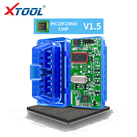 XTOOL-herramienta de diagnóstico de coche, escáner automático ELM327 pic18f25k80 con Bluetooth v1.5 super mini elm 327 OBD2 para lectores de código de torsión Android ► Foto 1/6