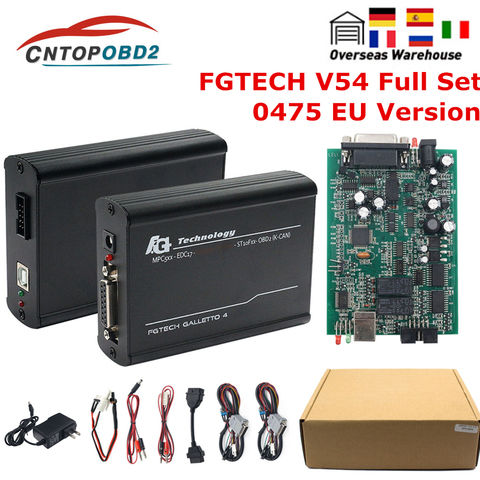 Fgtech-programador de sintonización de Chip completo, accesorio Galletto 4 Master V54 KTAG KESS 0475 FGTech compatible con BDM, función completa para con Chip ECU fg tech ► Foto 1/6