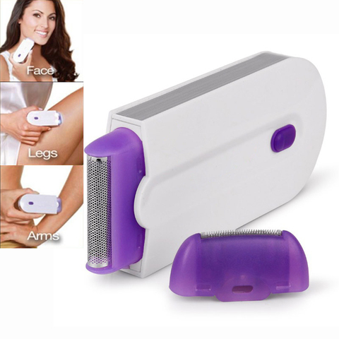 Depiladora láser eléctrica para mujer, afeitadora de vello corporal indolora, Bikini facial, Sensor instantáneo e indoloro, carga por USB ► Foto 1/6