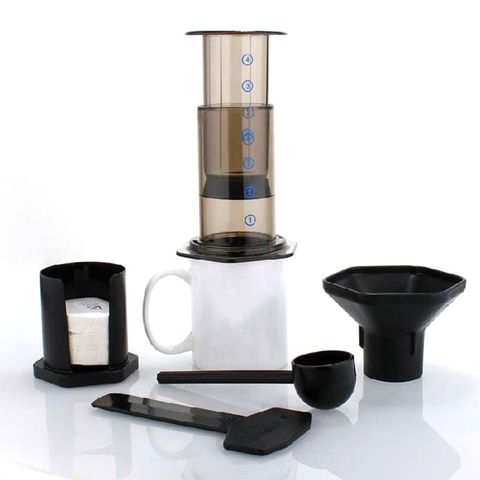 Cafetera Espresso de cristal con filtro, cafetera portátil para café, prensa francesa, cafetera para máquina AeroPress, envío directo ► Foto 1/5