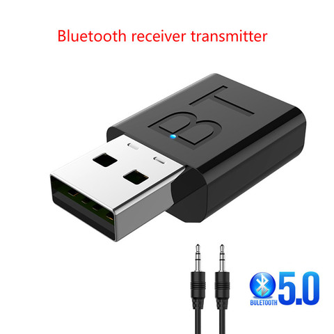 Adaptador receptor Bluetooth 5,0, transmisor inalámbrico, estéreo HIFI, Audio, auriculares, música, para coche, TV, altavoz ► Foto 1/6