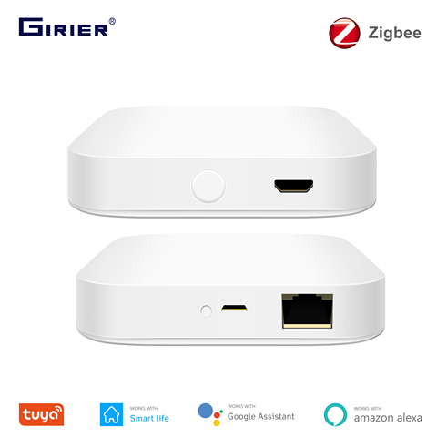 Tuya Zigbee Gateway Bridge, Bekabelde/Draadloze Smart Hub, Smart Leven App Afstandsbediening, compatibel Met Alexa Google Home Assistent ► Foto 1/6