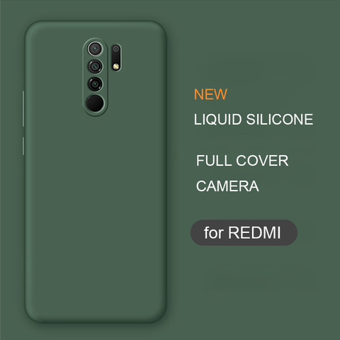 Funda de teléfono para xiaomi de silicona líquida para redmi note 8 pro, 8 t, 8 t, fundas de protección trasera para redmi note 8 pro ► Foto 1/6