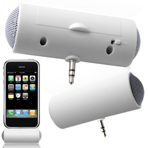 Altavoz estéreo más nuevo reproductor de MP3 amplificador altavoz para teléfono móvil inteligente iPhone iPod, MP3 con conector de 3,5mm ► Foto 1/6