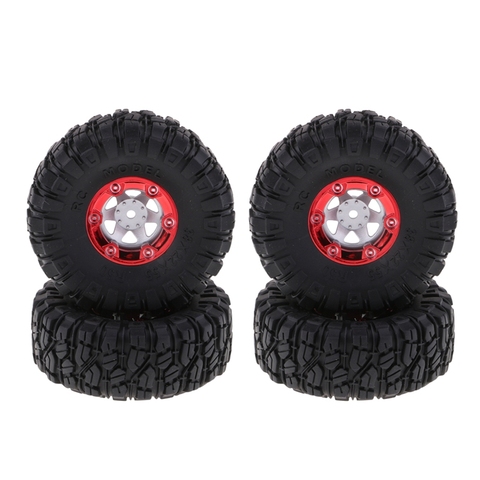 1:12 RC Truck Crawlers 100mm neumáticos de goma con rueda hexagonal 4X para Wltoys 12428 12423 FY01 FY02 FY03 ► Foto 1/6