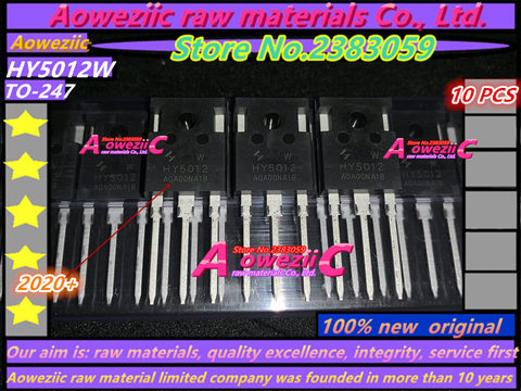 Aoweziic 2022 + 100% nuevo original HY5012W HY5012 TO-247 transistor de efecto de campo de alta potencia 125V 300A ► Foto 1/2