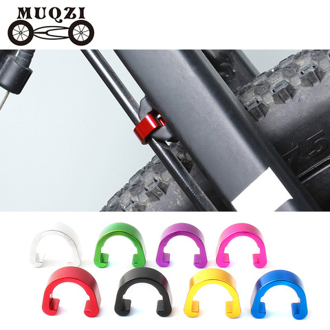 MUQZI 10 piezas freno de disco de bicicleta Cable de tubo de línea deducción ciclismo tubería de transmisión U C Tipo de hebilla broche pinza tubo Clips ► Foto 1/6