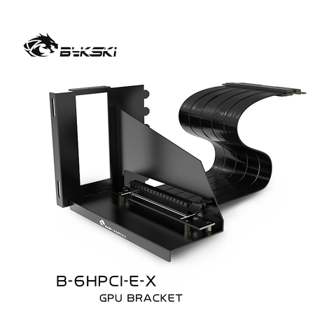 Bykski-soporte de montaje Vertical para tarjeta gráfica, GPU extensor, soporte de VGA 90 D, Inverso, 6 ranuras PCI, B-6HPCI-E ► Foto 1/5