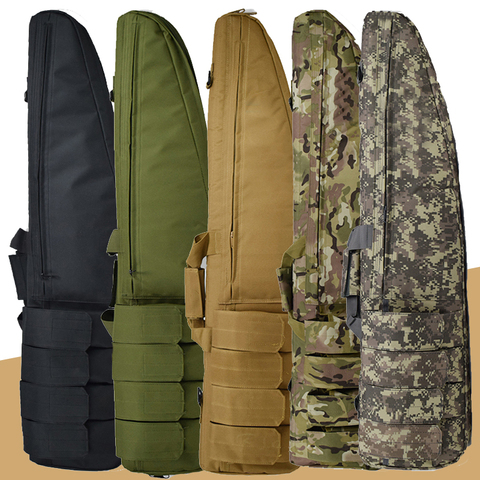 Mochila para Rifle de 98cm/118cm, bolsa para pistola de caza táctica con correa para el hombro, Oxford resistente, funda de pistola a prueba de golpes ► Foto 1/6