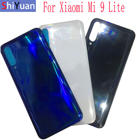 Funda para Xiaomi 9 Lite Mi 9 Lite, carcasa trasera para batería, reemplazo de piel suave con pegatina adhesiva ► Foto 1/6