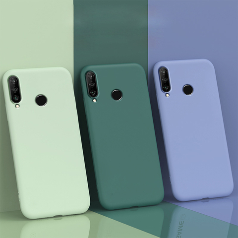 Funda de silicona líquida para teléfono móvil Huawei, protector completo para Huawei Honor 20 Lite 20s, p20, P40, P30 Lite Pro, 10i, 9x, X10, 9a, View 20, 10 ► Foto 1/6