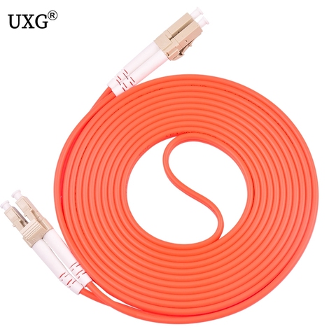 Dual LC a Cable de conexión de fibra LC Jersey MM Duplex Multi Modo óptica parche Cable de red/Cable 1m 2m 3m 5m 10m 20m a 30m ► Foto 1/6