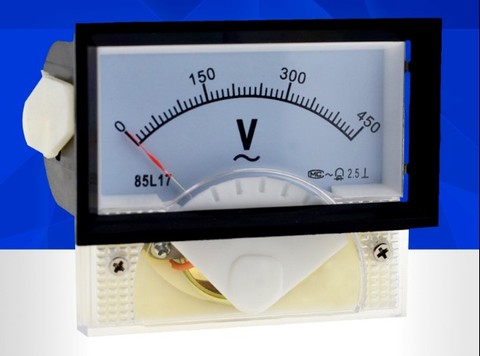 Voltímetro de Panel analógico, 85L17, CA 0-450V, 70x40mm ► Foto 1/4