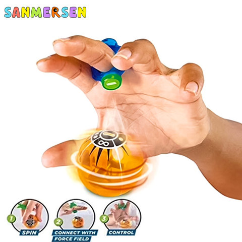 Cool-bolas magnéticas electrónicas para niños y adultos, juguete creativo controlado por inducción de dedos con anillo de potencia ► Foto 1/6
