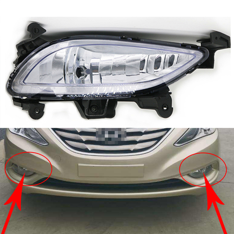 Luz antiniebla para coche, Luz antiniebla para Hyundai Sonata 2010 2011 2012, paragolpes delantero, lámpara de señal, faros antiniebla de conducción ► Foto 1/6