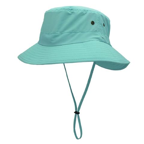 Connectyle hombres mujeres ligero UPF 50 + + + de ala ancha Safari rápido seco sol sombrero de protección UV sombrero de pesca con correa genial ► Foto 1/6