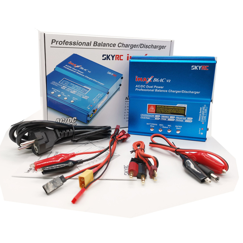 SKYRC iMAX B6AC V2 6A Lipo, cargador de batería de equilibrio, pantalla LCD para descargador de modelo de RC, batería, modo de reposición de carga ► Foto 1/5