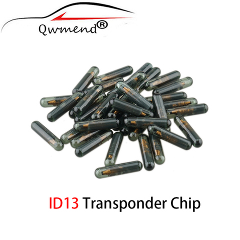 QWMEND-Chip de Llavero con ID remoto para coche, Chip ID13 para transpondedor Honda, sin codificar, Chip de cristal en blanco, ID 13, Llavero con ID inteligente de coche 13 ► Foto 1/1