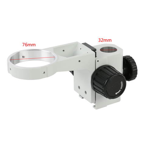 Soporte de enfoque para microscopio Binocular, Zoom ajustable de 76mm de diámetro, soporte de enfoque para microscopio ► Foto 1/6