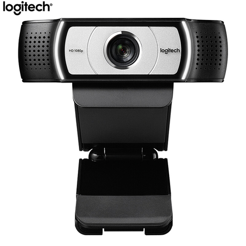 Logitech-cámara web inteligente C930C, Original, HD, 1080P, lente de cámara web Garle Zeiss, de 4 veces con Zoom Digital, para ordenador de escritorio y portátil ► Foto 1/6