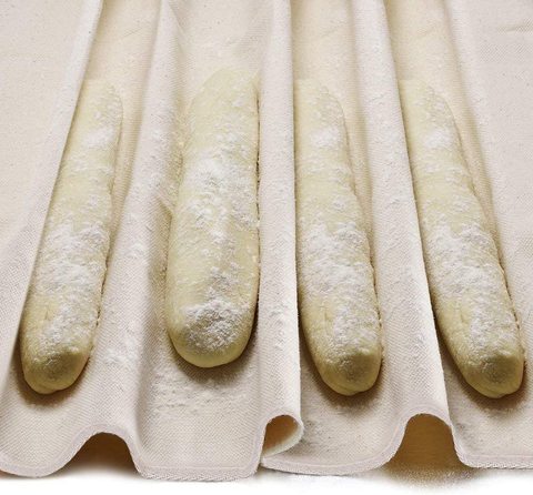 Paño de fermentación de masa de algodón puro para 100%, Baguette francés, paño de prueba de aleros, herramientas para hornear, estera para hornear, Pan ► Foto 1/6