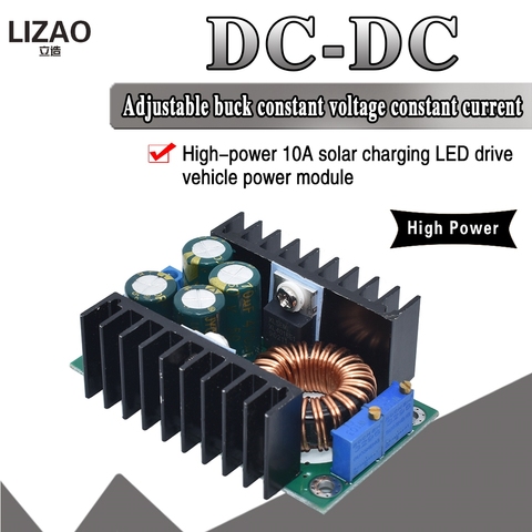 Unidad eléctrica de alta calidad, convertidor de C-D C CC CV Buck, módulo de potencia reductor de 7-32V a 0,8-28V, 12A, 300W, XL4016 ► Foto 1/6