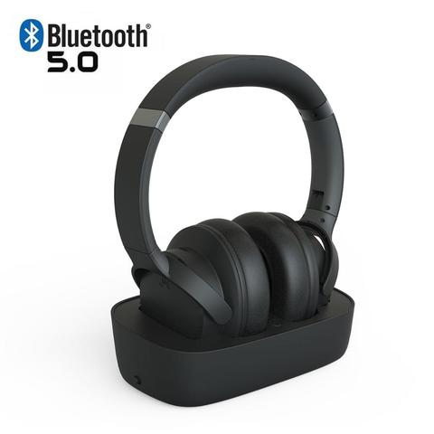 Avantree-auriculares inalámbricos con Bluetooth 5,0, dispositivo para ver televisión, transmisor y base de carga 2 en 1 ► Foto 1/6