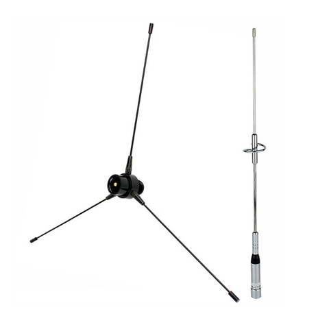 2 juegos de accesorios electrónicos: 1 juego de antena UHF-F Antena de 10-1300MHz y 1 Juego de antena de doble banda UHF / VHF 144/430MHz 2,15 ► Foto 1/6