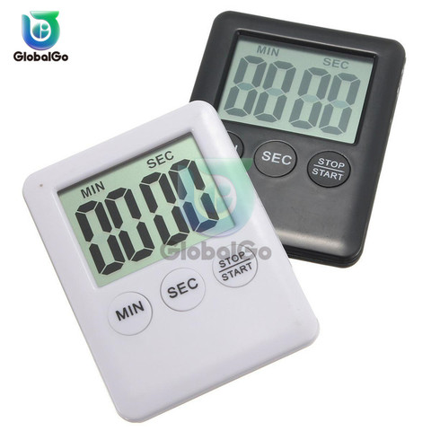 Pantalla Digital LCD súper fino, temporizador de cocina, alarma con cuenta atrás, cronómetro, deportivo ► Foto 1/6