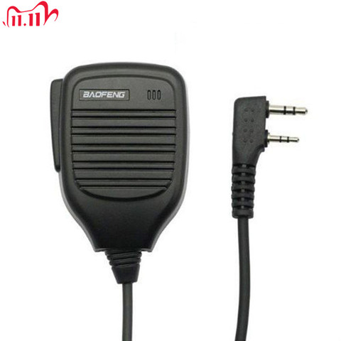 De Baofeng altavoz 2 Pin BF-S112 de 3,5 MM a 2,5 MM de mano de dos vías de Radio Walkie Talkie altavoz micrófono UV-5R 888S ► Foto 1/6