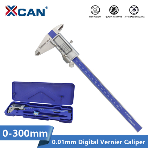 XCAN-calibrador Vernier Digital, 0-150mm, 0-200mm, 0-300mm, LCD, herramientas de medición, calibradores de acero inoxidable ► Foto 1/6