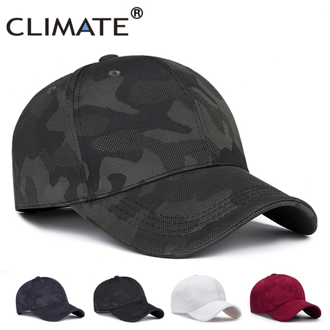 CLIMATE-gorra de béisbol con camuflaje para hombre, gorro de béisbol con camuflaje, estilo militar, ideal para caza y deportes al aire libre ► Foto 1/6