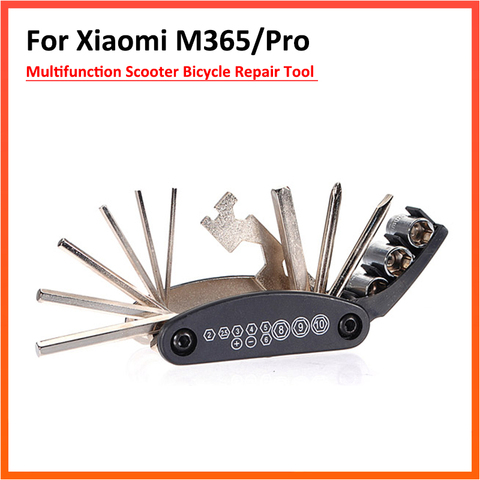 Miniherramienta de reparación de bicicletas multifunción, 16 en 1, para Xiaomi M365, destornillador, llave hexagonal ► Foto 1/6